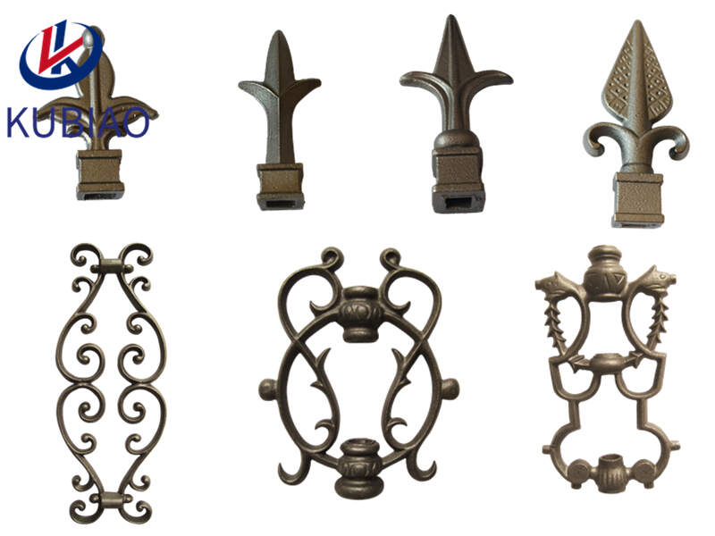 Are there any cultural or symbolic meanings behind certain cast iron ornament designs?