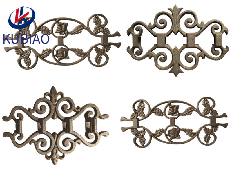 How are decorative iron ornament   used in home decor?