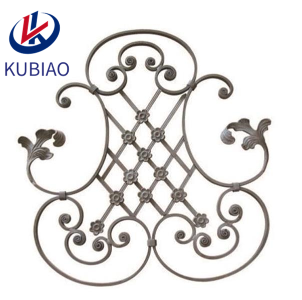 The pictures of wrought iron components