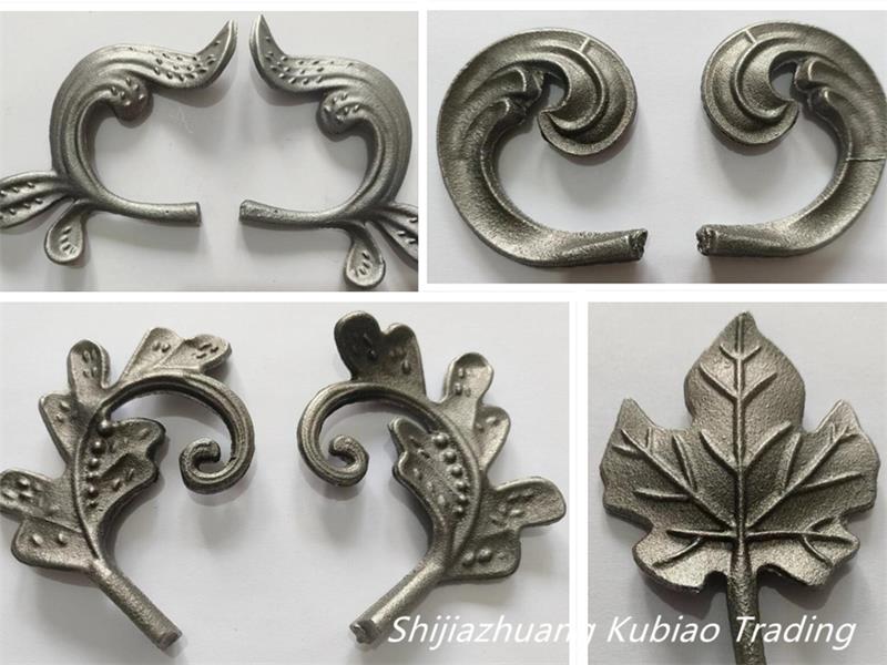 The pictures of Cast Steel Leaves/Flowers